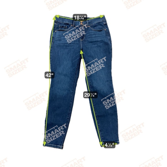 Lane Bryant Tighter Tummy Fit High-Rise Skinny Jean Indigo Dark Wash Size 14 - Picture 4 of 11